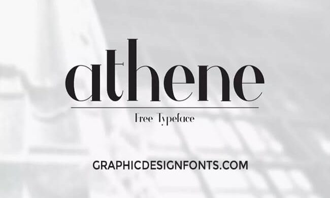 Athene Font Family Free Download