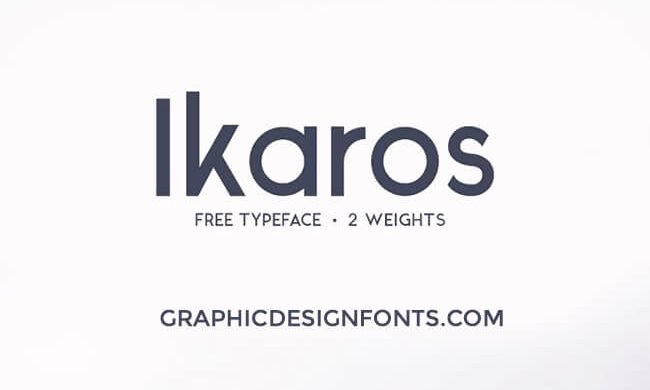 Ikaros Font Family Free Download