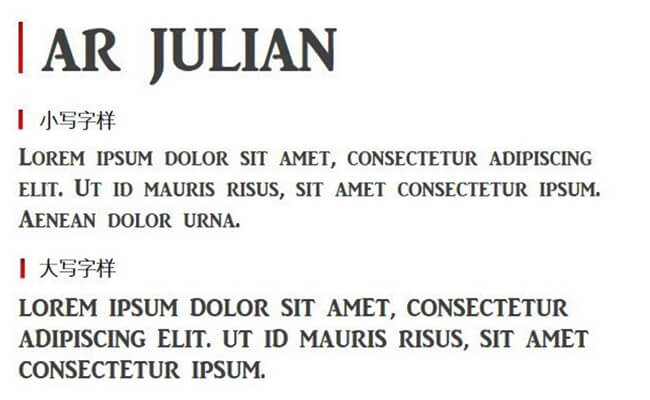 AR Julian Font Free Download