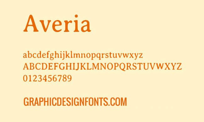 Averia Font Family Free Download