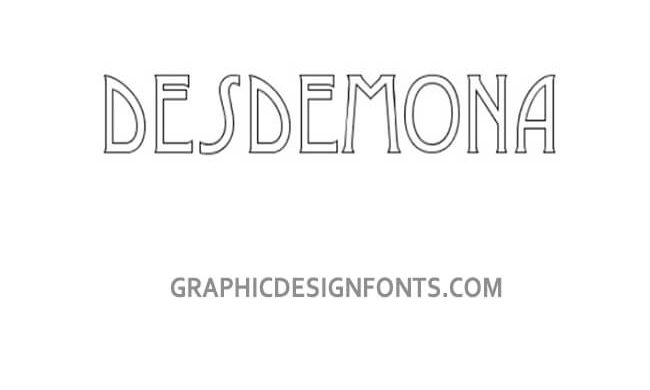 Desdemona Font Family Free Download