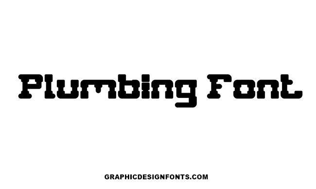 Plumbing Font Family Free Download