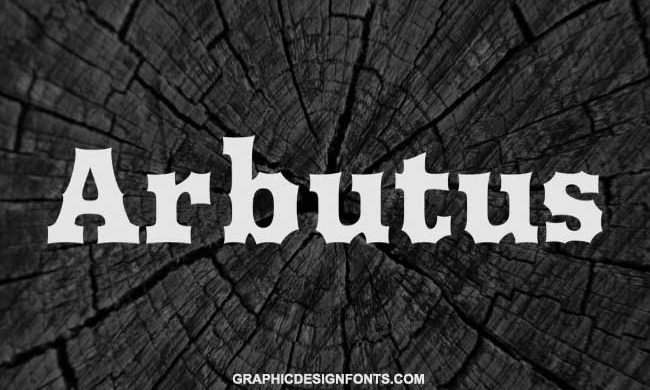 Arbutus Font Family Free Download