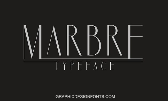 Marbre Font Family Free Download