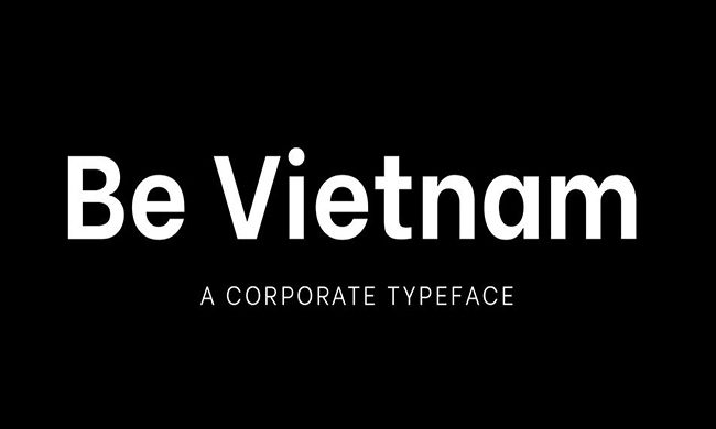 Be Vietnam Font Family Free Download