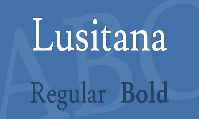 Lusitana Font Family Free Download