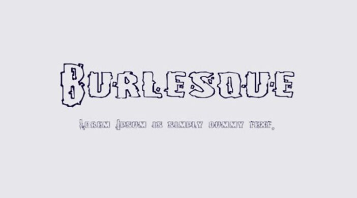 Burlesque Font Family Free Download