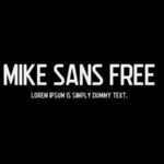 Mike Sans Font Family Free