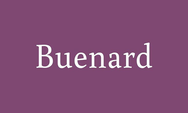 Buenard Font Family Free Download