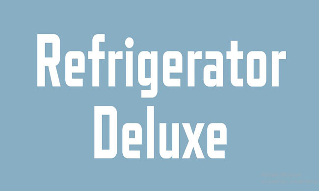 Refrigerator Deluxe Font Family Free Download