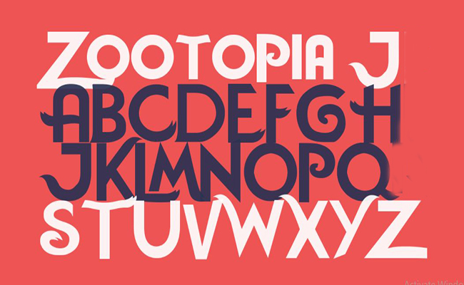Zootopia-Jposter-Font-Family-Download