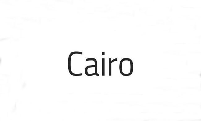 Cairo Font Family Free Download