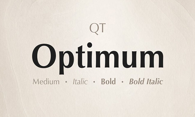 Optimum Font Family Free Download