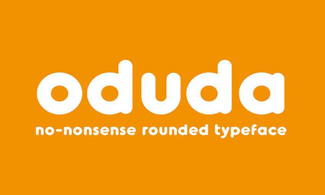 Oduda Font Family Free Download