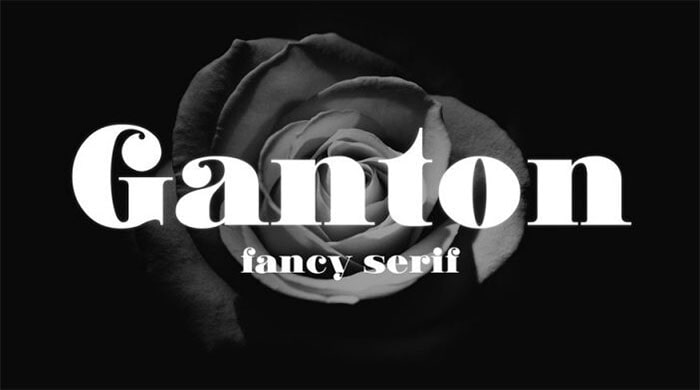 Ganton Font Family Free Download