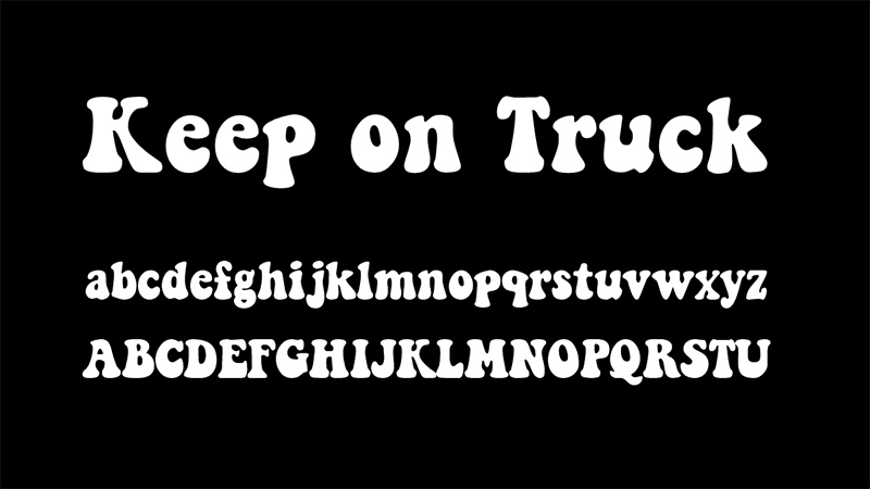 Keep On Truckin Font Family Download