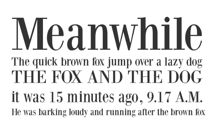 BodoniXT Font Family Download