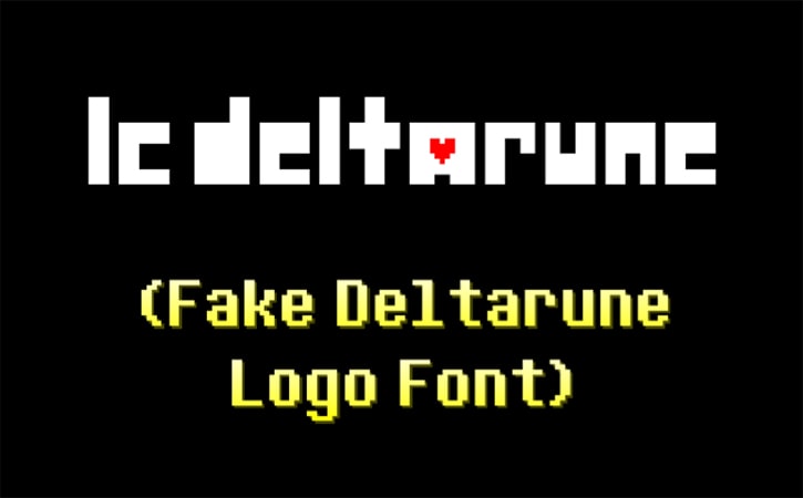 Deltarune Font Family Download