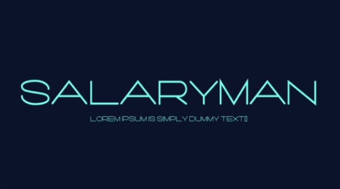 Salaryman Font Free Download