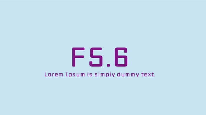 F5-6 Font Family Download