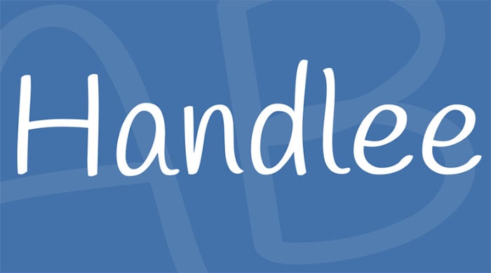 Handlee Font Free Family Download